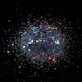 Holographic nail glitter flakes hexagonal colorful sparkling powder for stunning nail art design details - Laser Brown Hexagonal Iridescent Sequins