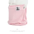 Pink sun protection face mask breathable ice silk neck cover for outdoor summer cycling. - Pink