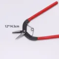 Mini jewelry pliers crafting wire bending tool with red handle 12x14.5cm variant display - Side Needle Nose Pliers