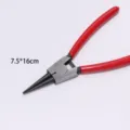 Mini spitzzange handgemacht DIY schmuckwerkzeug mit rotem griff und feder 16cm - Rundzange