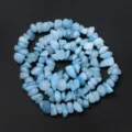 Perles de cristaux bleus naturels, perles de pierres précieuses irrégulières pour bijoux. - Style 23