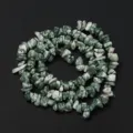 Perles de cristal vertes naturelles irrégulières perles de pierres précieuses pour bijoux - Style 26
