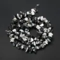 Fil de perles de pierre irrégulières naturelles pour accessoires de bijoux de bricolage. - Style 33