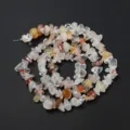 Perles de cristal naturelles brins lâches de quartz irréguliers pour bijoux DIY accessoires - Style 34