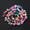 Perles de gravier de cristal irrégulières optimisées naturelles pour colliers bracelets. - Style 36