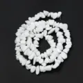 Perles de pierres de cristal irrégulières blanches 5-12mm accessoire de bijoux DIY détail. - Style 42