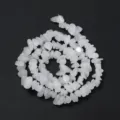 Brins de perles de cristal blanc naturel 5-12mm pierres précieuses irrégulières bijoux DIY - 43 Modèles