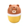 Cute cartoon bear press-type automatic toothpick dispenser holder for home and restaurant use. - Cartoon Toothpick Holder - Bear