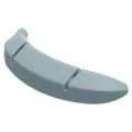 Blue Banana Shaped Kitchen Knife Sharpener Portable Two Stage Household Sharpening Tool - Green