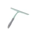 Multifunctional glass window squeegee cleaning tool with ergonomic handle and hanging hole. - Squeegee / Green