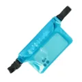 Blue waterproof waist bag outdoor swimming phone pouch three-layer seal dry bag pocket - 22*21.5CM / Waterproof Waist Bag - Blue