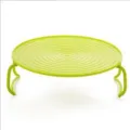 Green plastic microwave storage rack multi-layer food steamer tray kitchen organizer shelf - Green
