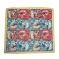Elegante foulard quadrato in seta stampato con motivo di cavallo, scialle chic da donna. - Style 1