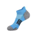 Breathable athletic ankle socks for men, moisture-wicking summer sports socks. - One Size / Blue