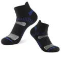 Herren professionelle Sport Socken atmungsaktiv Mesh Laufsocken bequeme kurze Knöchelsocken. - Einheitsgröße / Schwarz
