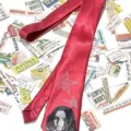 Y2K anime red necktie for students, vintage retro style fashion accessory for men and women. - Red Star Girl