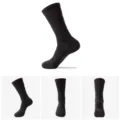 Schwarze sportliche Basketball Socken professionelle Elite Training lange Socken Variante - Schwarz