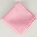 Klassiek roze pochet met fijn ruitpatroon voor trouwpak en zakelijke gelegenheden - Roze