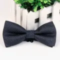 Farfallino blu scuro a pois da uomo, accessorio classico per cravatta da sposa formale - Blu Navy a Pois