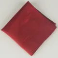 Rode polyester fijn geruit pochet voor heren, stijlvolle zakdoek voor kostuum en trouw. - Wijnrood