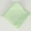 Lichtgroene polyester fijn geruite pochette voor heren pak zakdoek bruiloft business - 14 Citroengeel