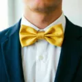 Nœud papillon doré brillant classique pour homme, accessoire de costume élégant. - 07 jaune doré