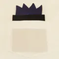 Paarse pochet voor heren bruiloft zakelijke pak zakdoek zijde look gevouwen stijl - Donkerpaars