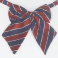 Gestreifter JK Uniform Fliege, klassisches vorgebundenes Band für Schulmädchen Accessoire. - Gestreifter Kragenblume (TZ-LH01)