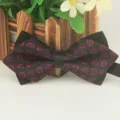 Elegante Herren Fliege mit spitzem Design und Paisley Muster für formelle Anlässe. - LJ-JJ206