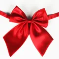 Nœud papillon rouge en satin style JK, élégant ruban de col étudiant pour femme. - Rouge