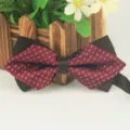 Herren Business Hochzeit Polyester Seide spitz geformte Fliege elegante Accessoires. - LJ-JJ211
