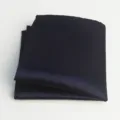 Effen kleur heren pochet klassiek pak zakdoek formele zaken bruiloft feest accessoire - Marineblauw
