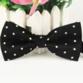 Herren Schwarze Punkte Fliege Formelle Business Hochzeit Fliege Mode Kleidung Zubehör - LJ-HH09