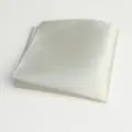 Panuelo de bolsillo para hombre liso blanco elegante traje boda negocios moda puro blanco - Blanco Roto
