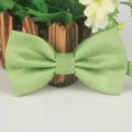 Green grid jacquard bow tie for men business casual formal event fashion accessory - 12 Army Green
