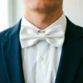 Noeud Papillon Homme Blanc Brillant Polyester Mariage Accessoire De Mode Classique - 22 Blanc pur