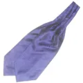 Paarse paisley heren ascot stropdas formele halsdoek Britse stijl accessoire - LJ14 (Paars Donker Patroon)