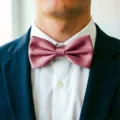 Homme adulte noeud papillon rose en satin brillant polyester uni mariage ceremonie - 17 Violet rose