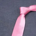 Cravatta tinta unita rosa 8cm di larghezza uomo affari poliestere seta cravatta variante - LD-HC8CM33 rosa scuro
