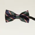 Gestreepte Britse stijl vlinderdas voor kinderen, elastische polyester stropdas voor optredens. - Veelkleurige Diagonale Strepen