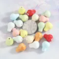 Perline di ceramica a forma di zucca colorate per creazione di gioielli DIY e collane artigianali. - Colori misti a pera (singolo pezzo)