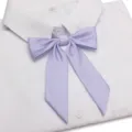 Helllila schräge Feder-Fliege für JK-Uniform, stilvolles Matrosenhemd-Kragen-Accessoire. - Spitzer Langer Griff Stil (LH-CBYG10)