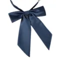 Dunkelblaue JK Uniform diagonale Schleife, einfarbiges langes Band für Matrosenhemden. - Spitzer Langer Griff Stil (LH-CBYG13)