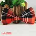 Klassische rot-schwarze Karriete Fliege für Herren, ideal für Business, Hochzeit und Alltag. - Nr.60