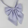 Lavendel JK Uniform Feder Fliege einfarbig schräge Matrosenhemd Kragen Accessoire - Feder Stil (LH-CBYG24)