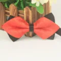 Herren Fliege in Rot Schwarz spitz, edles Paisley Muster, ideal für Business Feste und Hochzeiten. - LJ-JJ219