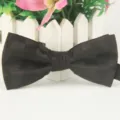 Klassische schwarze karierte Fliege für Herren, ideal für formelle Anzüge und Business-Anlässe. - LJ-HH35