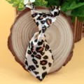 Kids pet leopard print necktie polyester cartoon neck tie for cute babies and small puppy dogs style. - Abstract Leopard Print (LD-CW17)