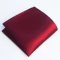 Pañuelo de bolsillo para hombre burdeos color solido aspecto seda para traje de boda - Burdeos