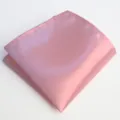Pañuelo de bolsillo rosa liso para hombre, accesorio elegante para traje de boda - Rosa